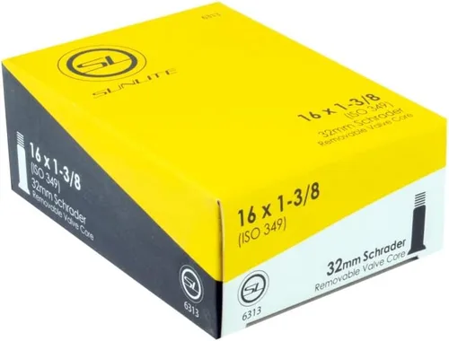 Miniatura 32 de Sunlite Tubos de válvula Schrader Standad, varios tamaños Negro