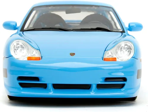 Miniatura 6 de Jada Toys Fast & Furious Brian's Porsche 911 GT3 RS 1:24 - Coche fundido a presión, juguetes para niños y adultos