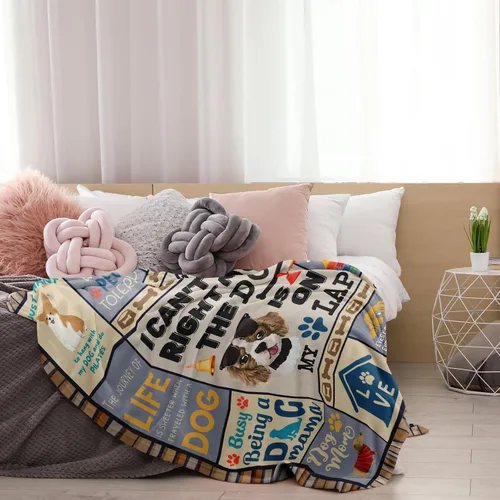 Miniatura 2 de Regalos de Navidad para madres de perros para mujeres, regalos para amantes de los perros, regalos para amantes de los perros/mamás mujeres, manta