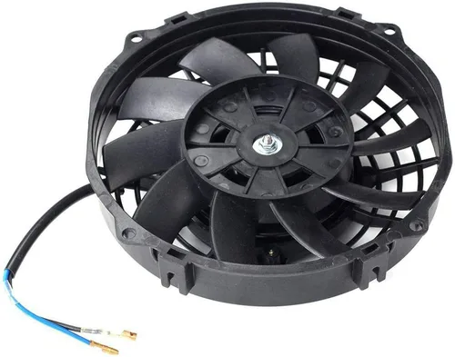Miniatura 8 de Radiador universal de 15 filas de radiador de transmisión remota, enfriador de aceite de aluminio con ventilador de refrigeración negro de 7