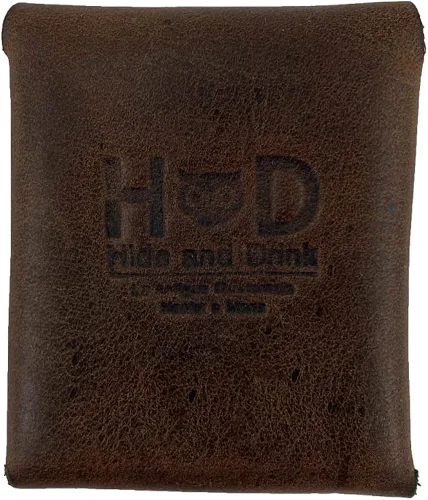Miniatura 2 de Hide & Drink, Leather Minimalist Coin Pouch, SD Card Holder, Wallet and Cash Organizer, Handmade Includes 101 Year Warranty