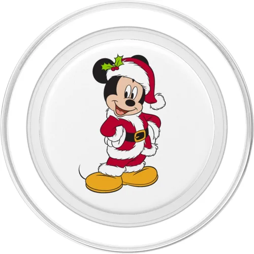 Miniatura 2 de Disney PopSockets MagSafe PopGrip con diseño navideño de Santa Mickey Mouse para iPhone