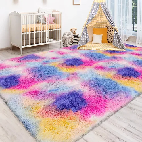 Miniatura 24 de Alfombras de pasillo beige de 2 x 6 pies para dormitorio, sala de estar, alfombra de felpa suave y esponjosa, alfombra de pasillo para pasillos