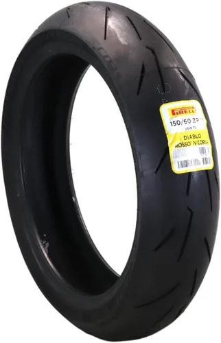 Pirelli Diablo Rosso IV Corsa 150/60ZR17 (66W) - Neumático trasero de motocicleta - Neumático hiperdeportivo de alto rendimiento para un máximo