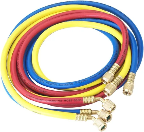 Set de mangueras prémium de Robinair para carga refrigerante Varios colores
