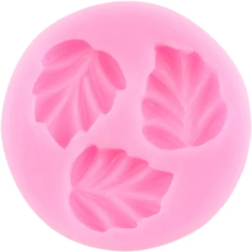 Miniatura 9 de Mujiang Molde de silicona con hojas de flores tropicales, moldes de fondant de flores de plumeria, molde de caramelo de hoja de Monstera