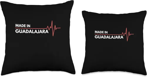 Miniatura 3 de Made In Guadalajara Mexico Place Of Birth Throw Pillow