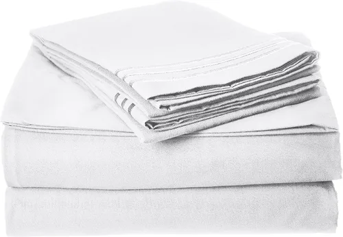 Miniatura 7 de Juego de ropa de cama de 4 piezas Elegant Comfort ®, suave como la seda, de lujo, de 1,500 hilos, no se arruga, con bolsillo profundo de hasta 16