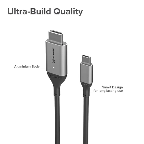 Miniatura 7 de ALOGIC Cable USB C a HDMI para oficina en casa, adaptador tipo C a HDMI, soporta 4K 60Hz; compatible con MacBook Pro/Air, iPad Pro/Air 2020, Dell