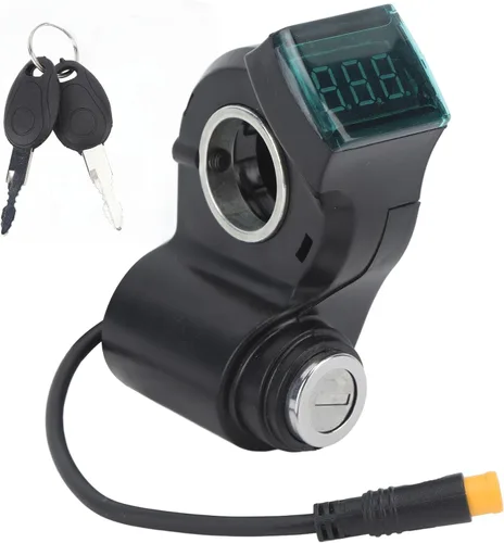 Miniatura 2 de Alomejor Cerradura eléctrica del interruptor del manillar de la vespa de 10 pulgadas, construcción del ABS, pantalla digital de la energía
