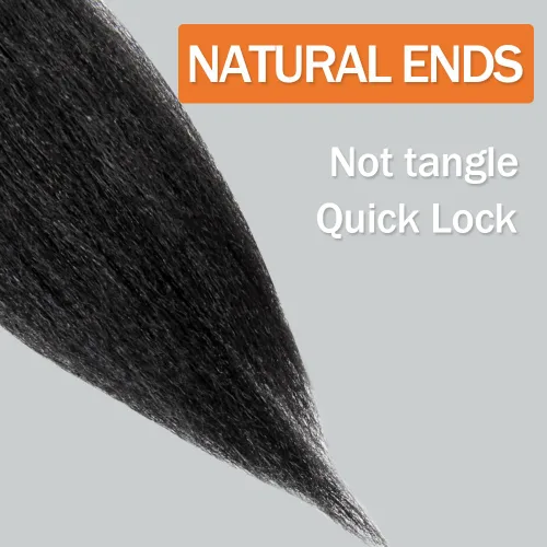 Miniatura 5 de Cabello trenzado preestirado de 10 pulgadas, 4 paquetes, extensiones de cabello corto para trenzas, cabello sintético preestirado #1 (negro azabache)