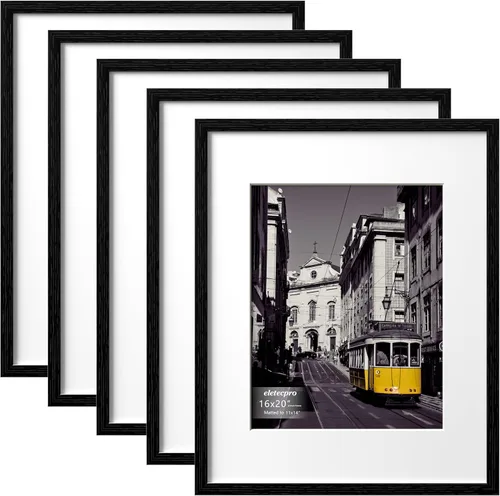 Miniatura 78 de eletecpro - Juego de 10 marcos de fotos de 5 x 7 pulgadas, collage de marcos de fotos para decoración de pared, muestra fotos de 4 x 6