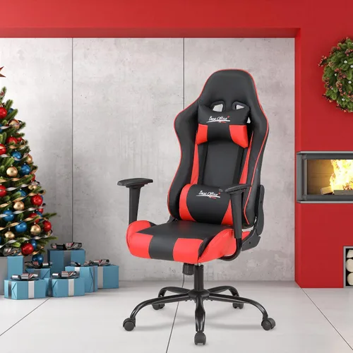 Miniatura 7 de Silla Gamer - Silla reclinable ergonómica de respaldo alto para juegos de PC con reposacabezas y soporte lumbar para adultos y niños de 8 a 12 años