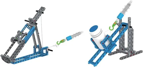 Miniatura 8 de Thames & Kosmos Kit de Experimentación Científica y Construcción de Modelos de Máquinas Simples, Introducción a la Física Mecánica, Construye 26