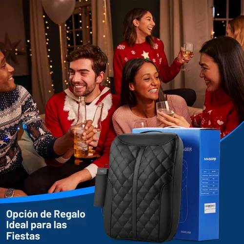 Miniatura 8 de MASGRE - Masajeador Shiatsu de espalda con calor, masaje de amasamiento 4D que rueda hacia arriba y hacia abajo, masajeador eléctrico para el alivio