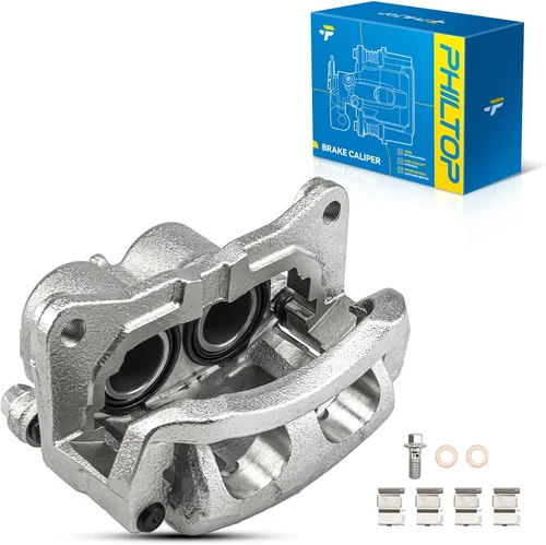 Miniatura 15 de PHILTOP Pinza de freno delantera compatible con S10 1982-2003, Sonoma 1991-2003, Camaro 1982-1992, El Camino 1978-1987, Monte Carlo 1978-1988
