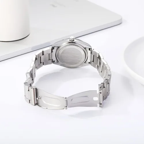 Miniatura 7 de BUREI Couple Watch for Men and Women Dress Minimalist Stainless Steel Watches Waterproof Fashion Watches