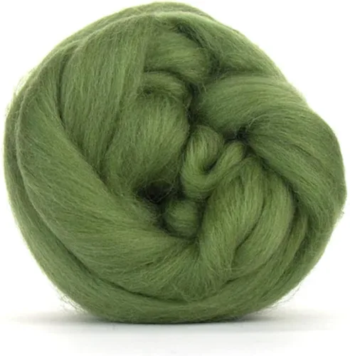 Miniatura 6 de Revolution Fibers Lana Merino para hilar Lana superior peinada Premium 22 micrones, perfecta para proyectos de fieltro, hilado, colgantes