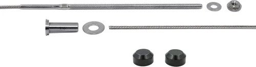 Miniatura 11 de 1/8" Cable Railing Kit for Wood Posts – 5 Ft Length – 316 Stainless Steel – No Crimping Required, Easy Install Deck Railing – No End Caps