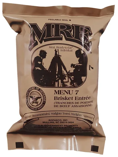 ULTIMATE MRE, 2018 FECHA DE INSPECCIÓN Paquete Fecha impresa en MRE seleccionado aleatoriamente Inspectado Certificado Fresco por Ammo Can Man.