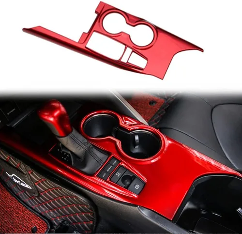 Miniatura 6 de Rifoda Para Toyota Camry 2018, 2019, 2020, 2021, 2022, accesorios de ABS, cubierta de panel de palanca de cambios de consola central, ajuste