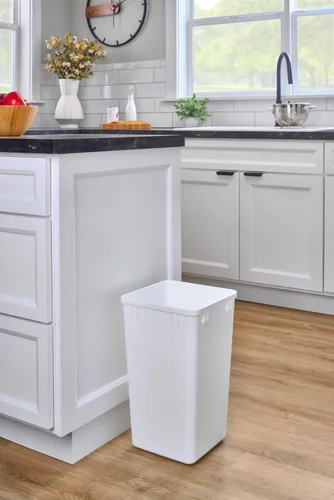 Miniatura 2 de Rev-A-Shelf RV-1024-52 - Recipiente de cocina de recambio de 27 cuartos de galón, plástico, blanco