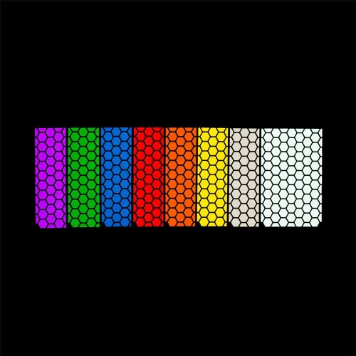 Miniatura 4 de RydeSafe Adhesivos reflectantes - Kit hexagonal - Grande