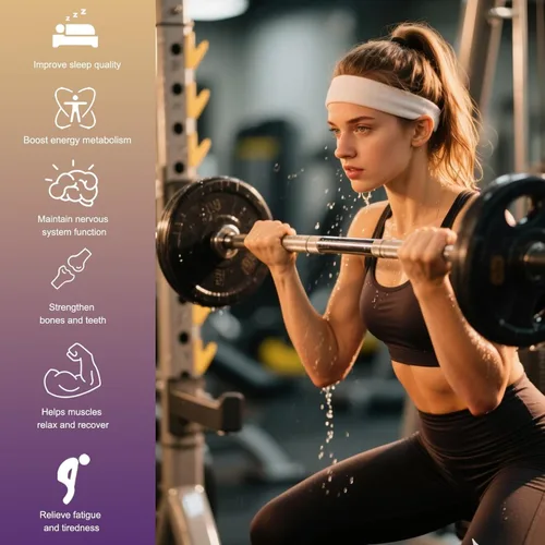 Complejo de magnesio 12 en 1 700 mg: suplemento de magnesio con glicinato, citrato, malato, taurato, magnesio de alta absorción para dormir,