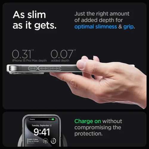 Miniatura 233 de Spigen Funda para iPhone 13 Mini, ultra híbrida MagFit [antiamarilleo] [compatible con Magsafe] - Transparente