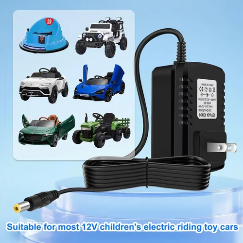 Miniatura 7 de Cargador de batería de 12 V para niños, juguetes para coche, cargador de batería de 12 voltios para ruedas eléctricas, SUV, niños, trax, Dynacraft