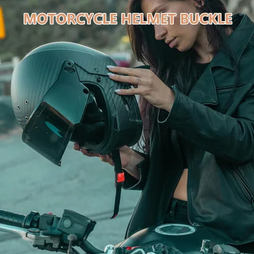 Miniatura 9 de 6pcs Motorcycle Helmet Quick Release Buckle Replacement Plastic Side Release Clips Featuring Reliable Locking Mechanism Easy Attachment and