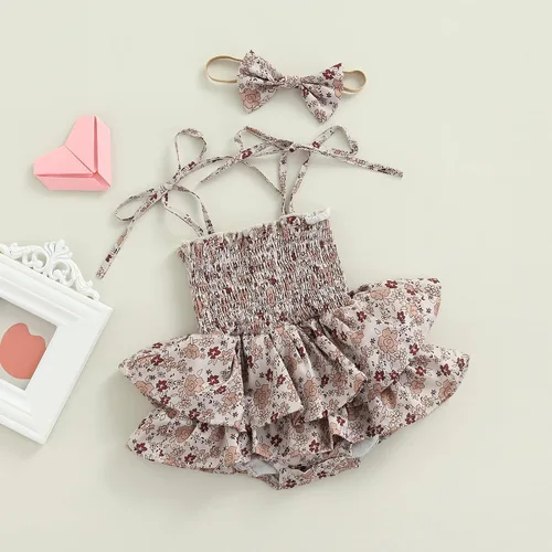 Miniatura 3 de MA&BABY Conjunto familiar de verano de 0 a 6 años a juego para hermanas, vestido de hermanas, camisa para hermano, lindo estampado floral