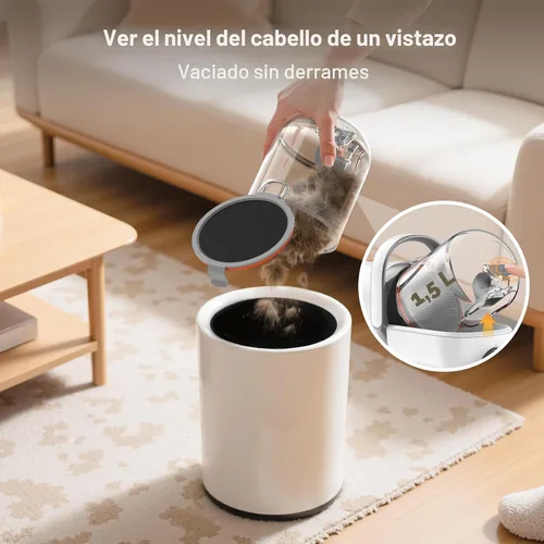 Miniatura 8 de Afloia - Kit de aseo para perros 6 en 1, aspiradora de aseo de mascotas para desprendimiento, aspiradora de pelo de perro con cortadora de uñas