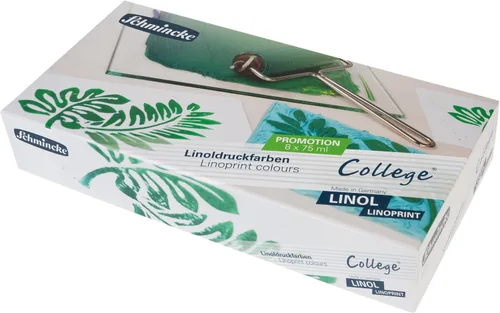 Miniatura 3 de Schmincke - College® Linol, set de impresión de lino con tubos de 8 x 2.5 fl oz, 84 708 097, tintas de impresión de lino de artista en calidad
