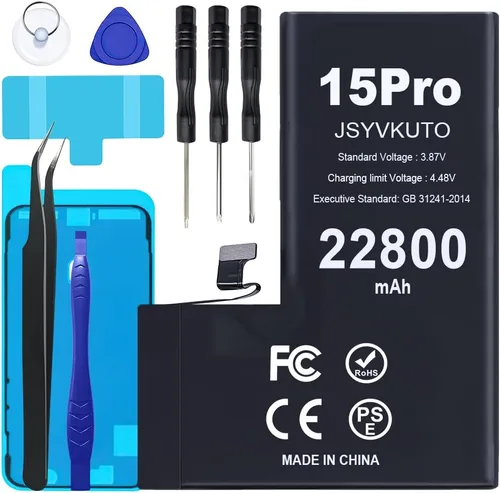Miniatura 13 de Batería de repuesto de 22800mAh [actualizada] para iPhone 11, nueva batería de repuesto de 0 ciclos de mayor capacidad para iPhone 11 con kit