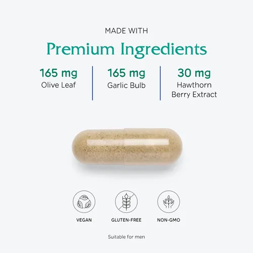 Miniatura 4 de Vitanica Rauwolfia Extra, Suplemento de apoyo cardiovascular, vegano, 90 cápsulas
