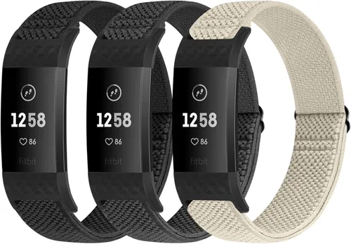 Miniatura 12 de Bandas compatibles con Fitbit Charge 2 bandas para mujeres y hombres, edición clásica y especial, correa de repuesto de nailon elástico ajustable