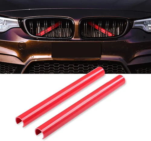Miniatura 11 de AggAuto Compatible con BMW Insertos de Parrilla con Rayas para Serie 1/2/3/4/5 (F20 F21 F22 F23 F30 F31 F32 F33 F34 F36 F45 F46) 2011-2021