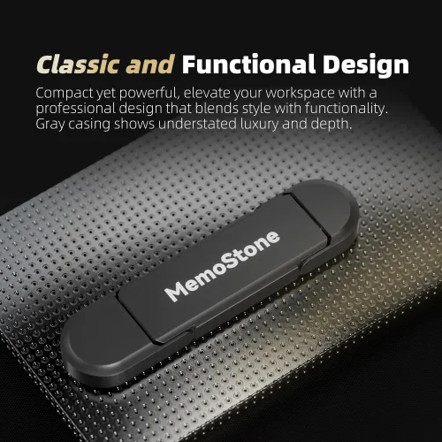 Miniatura 4 de KingSpec MemoStone SSD externo de 1 TB, USB 3.2 Gen2 Interfaz A/C de doble tipo, hasta 540 MB/s, unidad de estado sólido portátil perfectamente