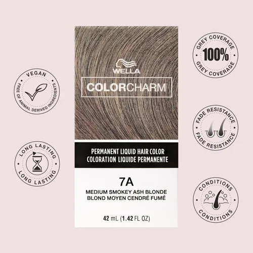 Miniatura 3 de WELLA Color Charm - Tinte líquido permanente para el cabello para cobertura de canas, rubio