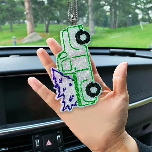 Miniatura 6 de Moldes de silicona Freshie para árbol de Navidad, Rifanda Car Freshie para cuentas aromáticas, frescos de automóvil, velas de jabón, cera de yeso