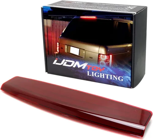 iJDMTOY OEM-Spec Barra de Luz de Freno de Montaje Alto LED Completa de Lente Roja en la Parte Superior del Techo Trasero Compatible con Land Rover