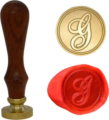 Miniatura 17 de Wax Seal Stamp Letter A-Z, Alphabet Initial Sealing Stamp for Christmas & Thanksgiving Cards, Wedding Invitation W-S-2 (Letter A)