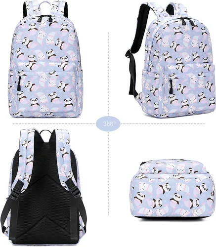 Miniatura 4 de Ecodudo - Morral ligero para niños y niñas, lindas mochilas escolares con lonchera