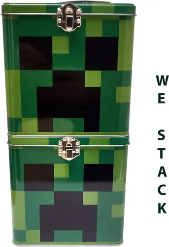 Miniatura 3 de The Tin Box Company Minecraft XL - Lata de almacenamiento con asa, Minecraft