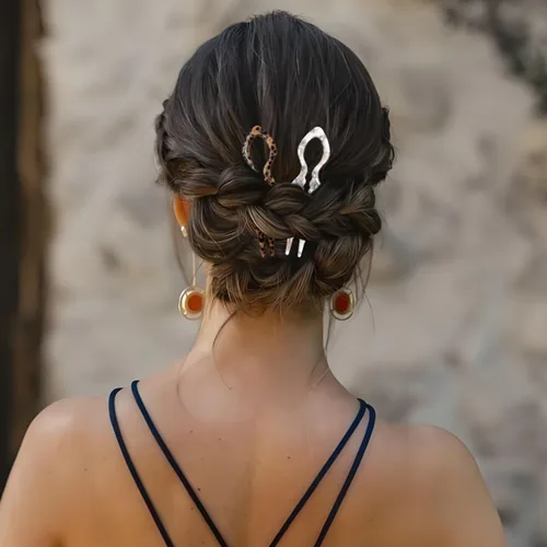 Miniatura 2 de 4 horquillas para el cabello para mujer, horquilla francesa en forma de U, horquilla francesa para el cabello, accesorios elegantes para el cabello
