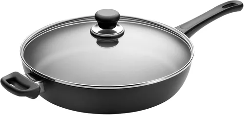 Miniatura 17 de Scanpan Sartén antiadherente clásica de 3.25 cuartos (11 pulgadas) con tapa, compatible con estufas de gas y eléctricas, apta para utensilios