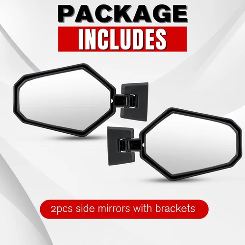 Miniatura 6 de A & UTV PRO Espejo retrovisor para Can Am Commander 2021-2026, espejos retrovisores centrales convexos para 2018-2026 Can Am Maverick Trail