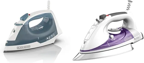 Miniatura 13 de BLACK+DECKER Plancha Compacta Easy Steam para Ropa, Apagado Automático, Placa Antiadherente, Ligera, 1200 Vatios (Paquete de 4)
