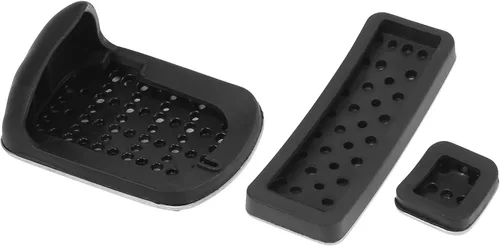 Miniatura 4 de X AUTOHAUX 3 piezas de coche antideslizante freno gas pedal pastillas acero inoxidable acelerador pedal cubiertas para Mercedes-Benz